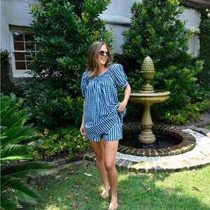 Darling Loungewear The Sweet and Short Set - Harbourside Gingham